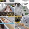 防护装饰网 铝质波纹过滤网 屋顶天沟树叶遮挡包边铝板网